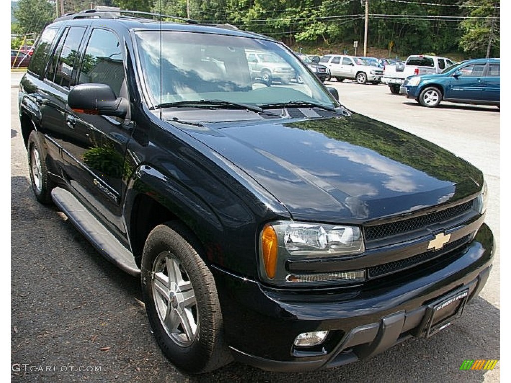 2003 TrailBlazer LTZ 4x4 - Black / Medium Pewter photo #17