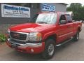 2006 Fire Red GMC Sierra 2500HD SLT Extended Cab 4x4  photo #1