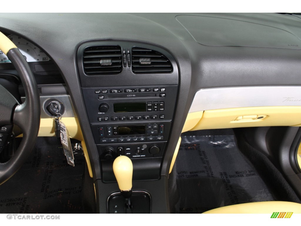 2002 Thunderbird Premium Roadster - Inspiration Yellow / Midnight Black photo #9