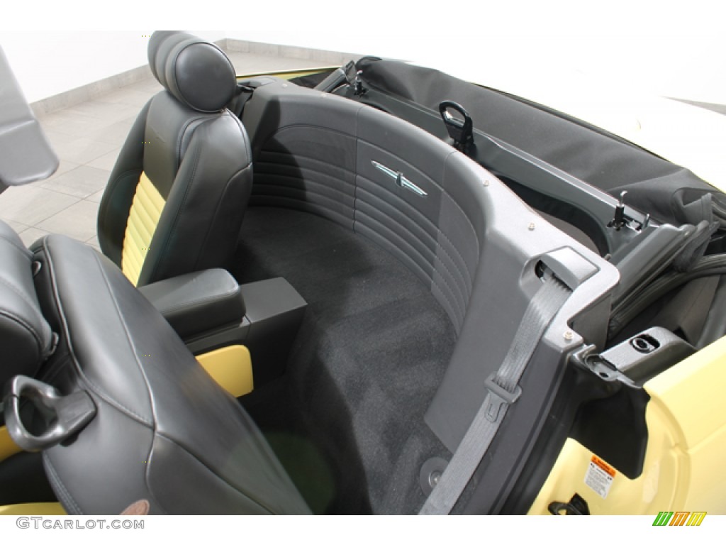 2002 Thunderbird Premium Roadster - Inspiration Yellow / Midnight Black photo #14