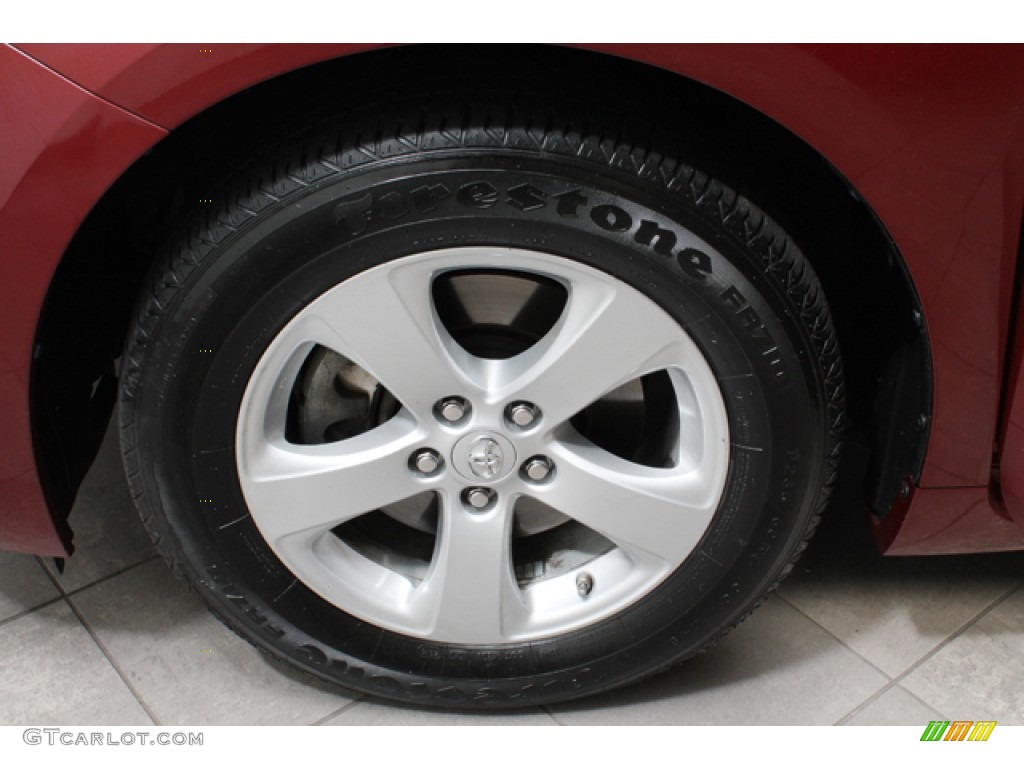 2011 Sienna V6 - Salsa Red Pearl / Light Gray photo #20