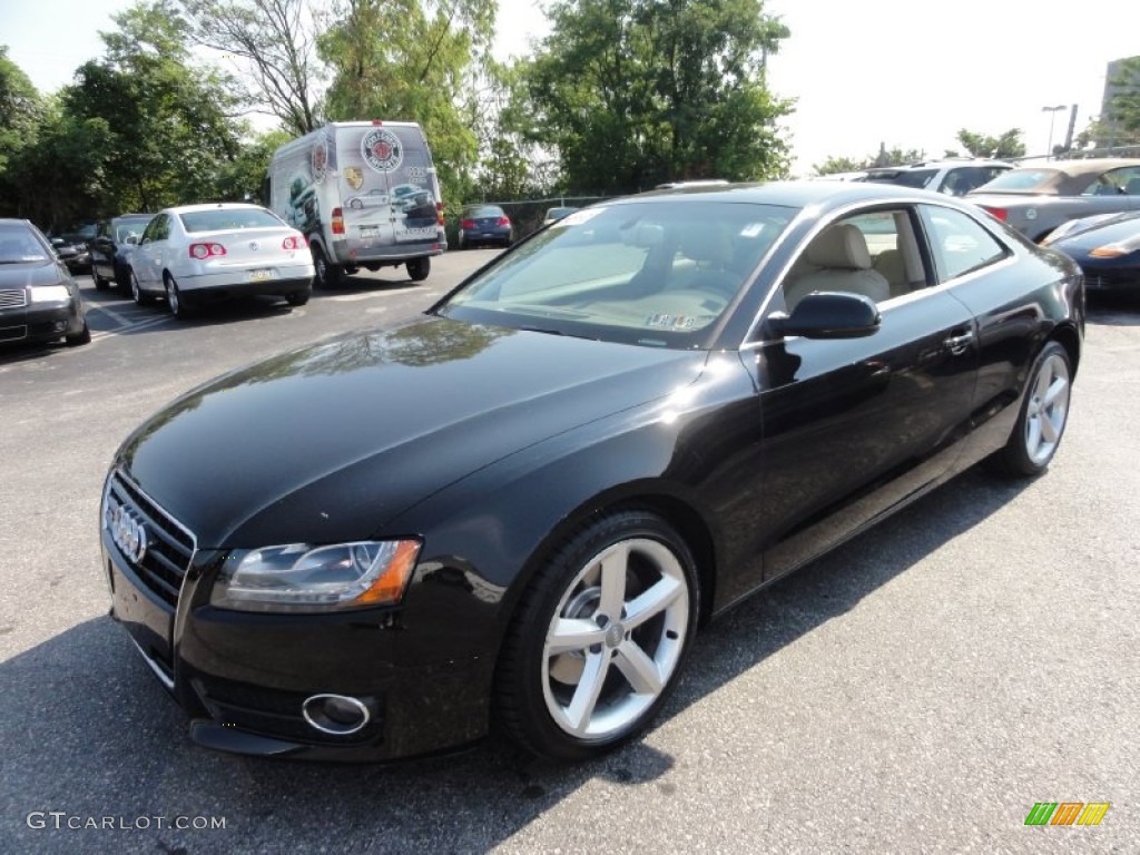 Brilliant Black 2010 Audi A5 3.2 quattro Coupe Exterior Photo #68130533