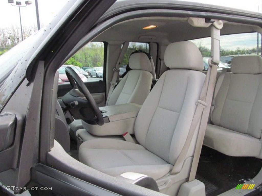 2007 Silverado 1500 LT Z71 Extended Cab 4x4 - Black / Light Titanium/Ebony Black photo #13