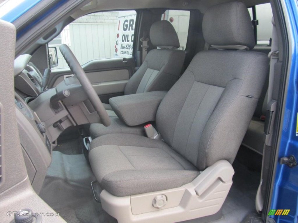 Medium Stone Interior 2010 Ford F150 STX SuperCab 4x4 Photo #68132090