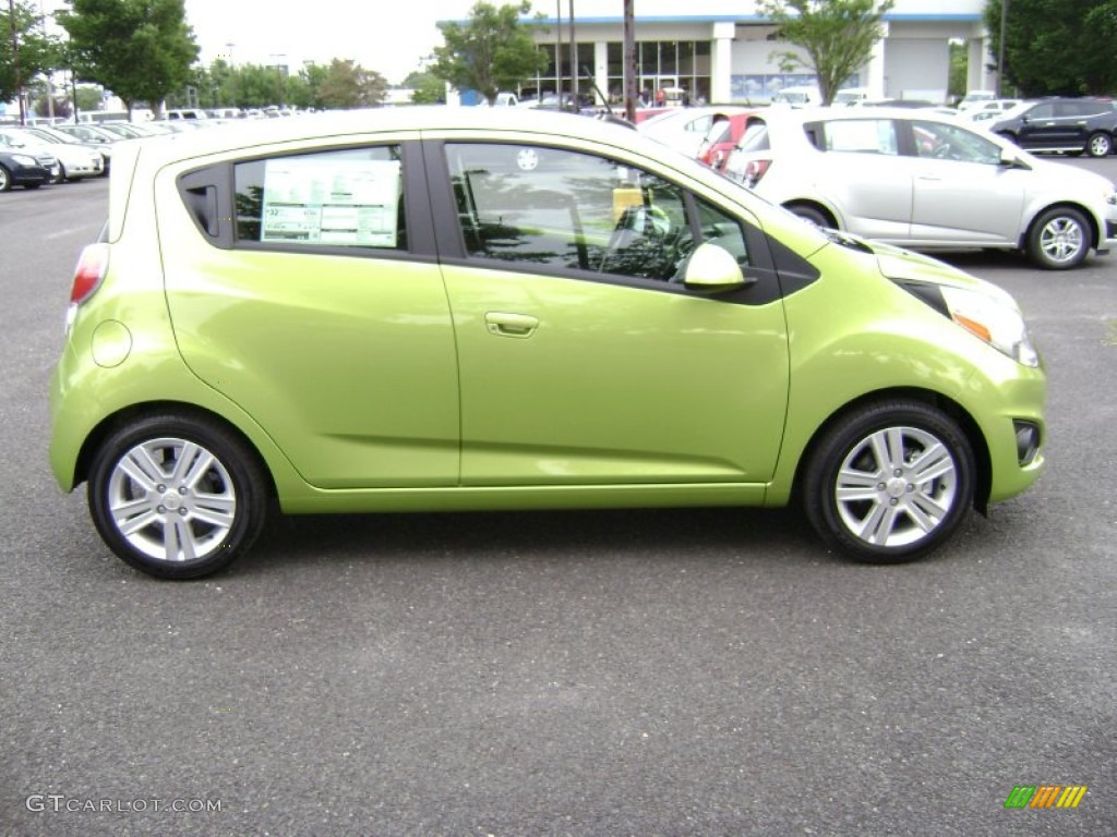 Jalapeno (Green) 2013 Chevrolet Spark LT Exterior Photo #68132318