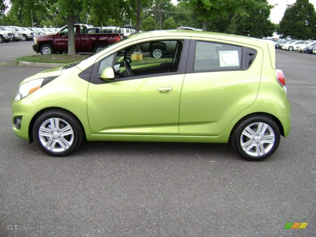 Jalapeno (Green) 2013 Chevrolet Spark LT Exterior Photo #68132344