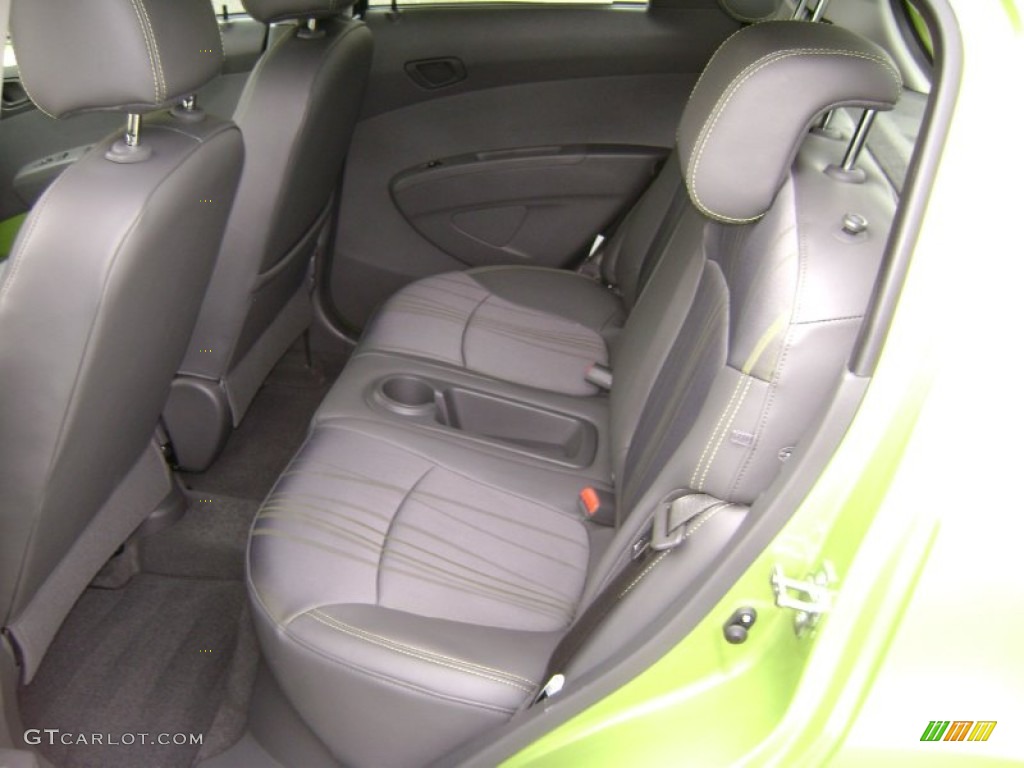 Green/Green Interior 2013 Chevrolet Spark LT Photo #68132363