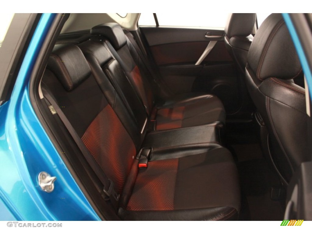 Black/Red Interior 2010 Mazda MAZDA3 MAZDASPEED3 Sport 5 Door Photo #68133611