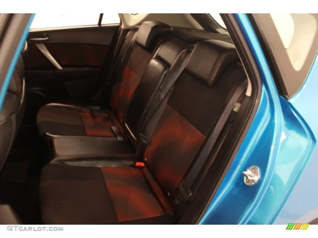 Black/Red Interior 2010 Mazda MAZDA3 MAZDASPEED3 Sport 5 Door Photo #68133620