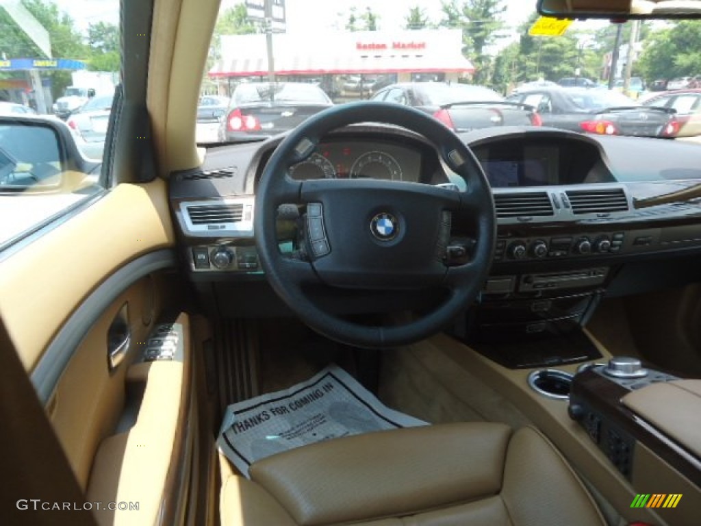 2008 7 Series 750Li Sedan - Alpine White / Natural Brown photo #11