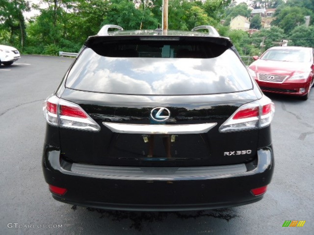 2013 RX 350 AWD - Stargazer Black / Black/Ebony Birds Eye Maple photo #3