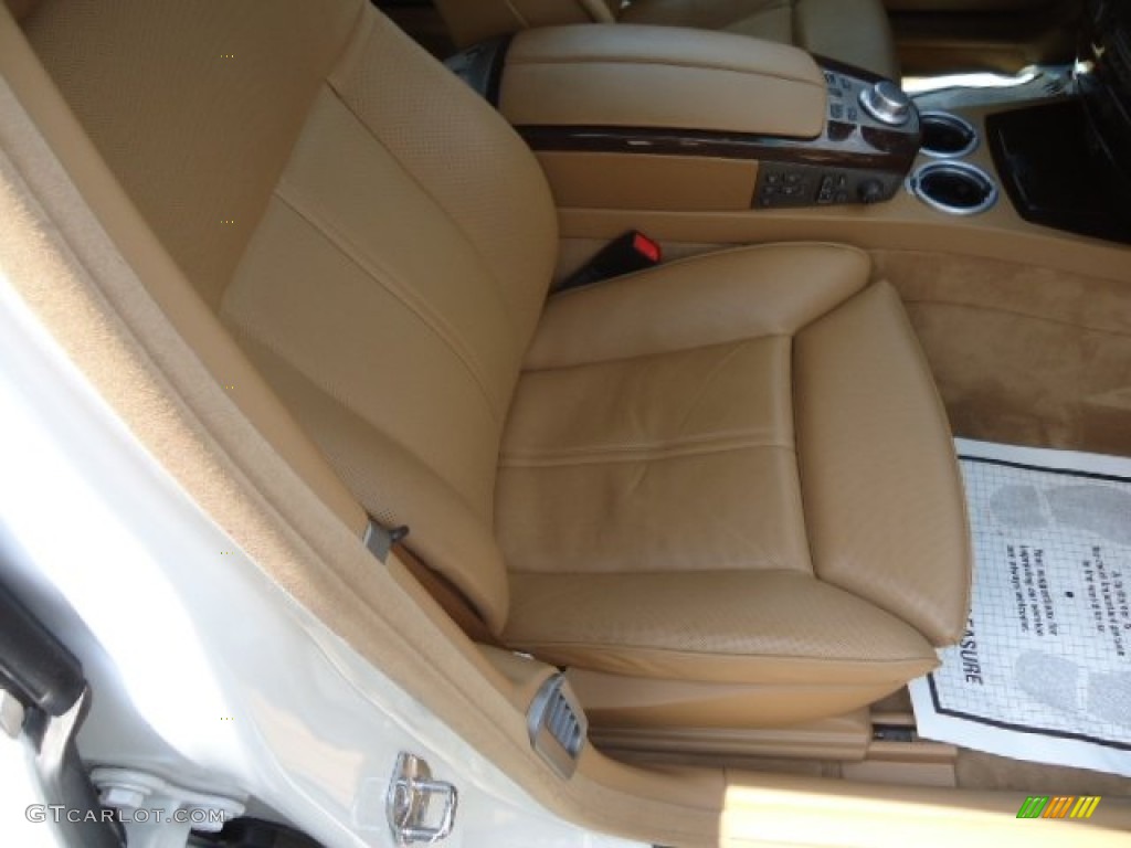 2008 7 Series 750Li Sedan - Alpine White / Natural Brown photo #16