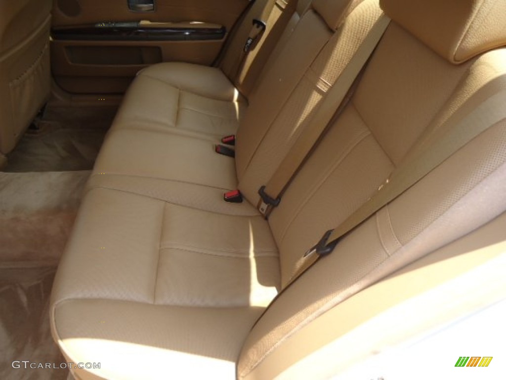 2008 7 Series 750Li Sedan - Alpine White / Natural Brown photo #18