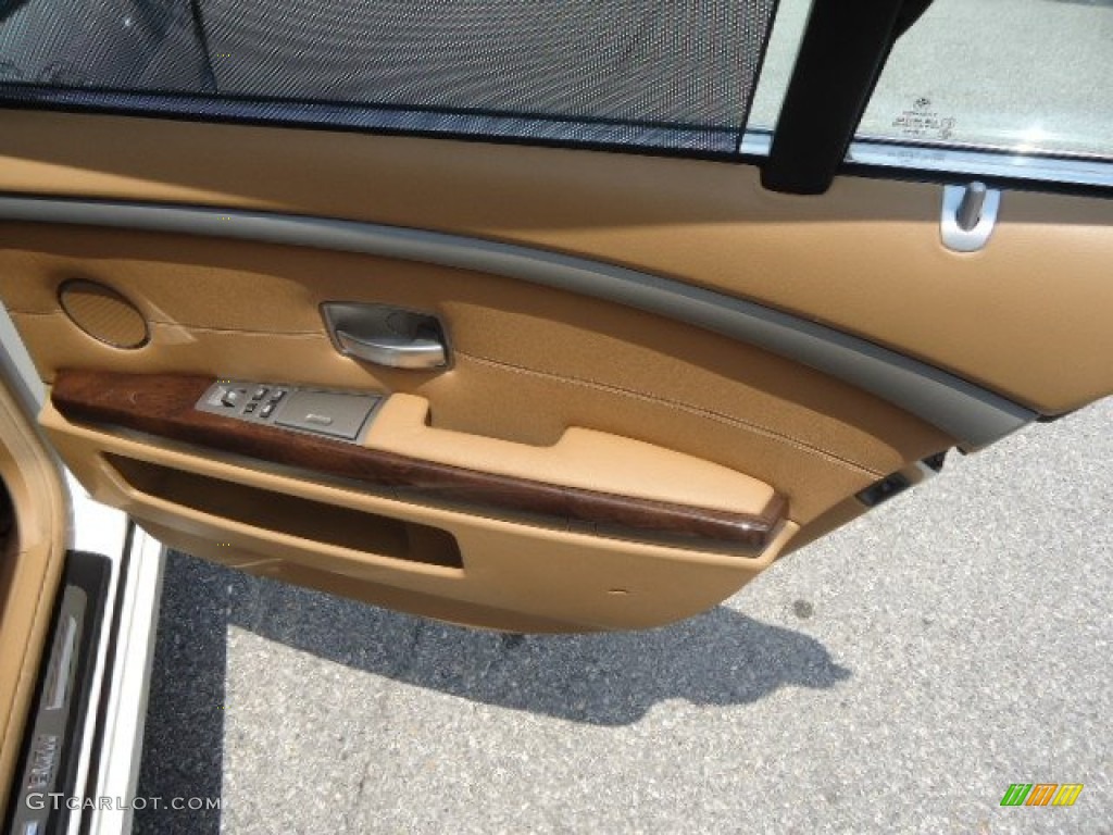 2008 7 Series 750Li Sedan - Alpine White / Natural Brown photo #21