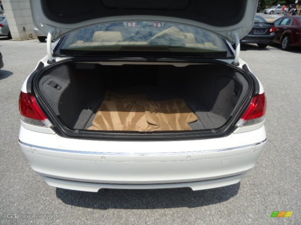2008 7 Series 750Li Sedan - Alpine White / Natural Brown photo #22