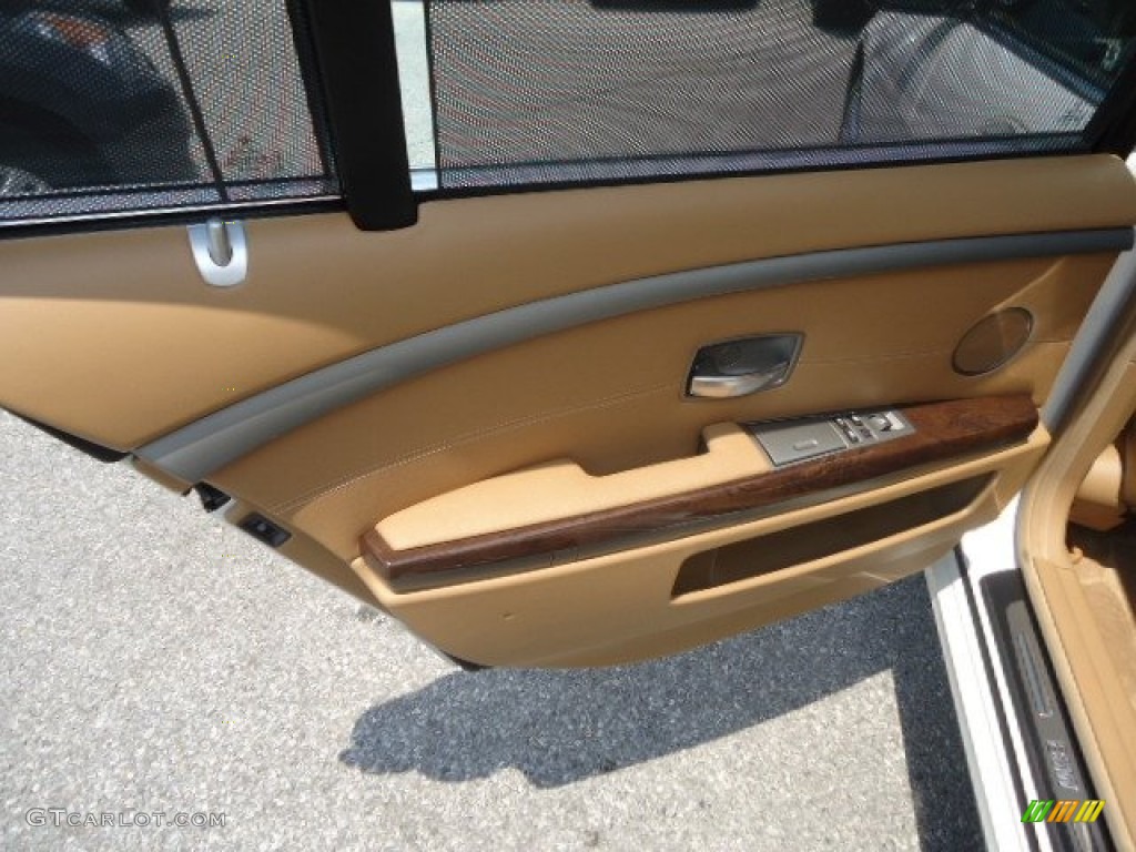 2008 7 Series 750Li Sedan - Alpine White / Natural Brown photo #24