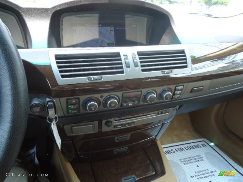 2008 7 Series 750Li Sedan - Alpine White / Natural Brown photo #31
