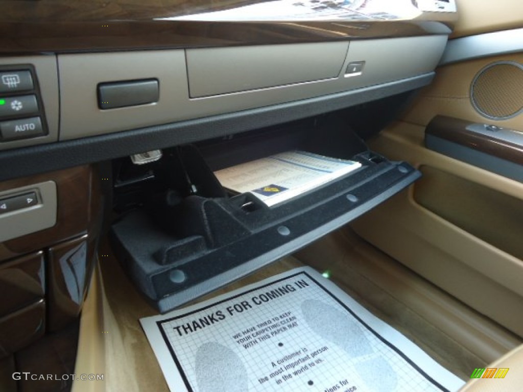 2008 7 Series 750Li Sedan - Alpine White / Natural Brown photo #36