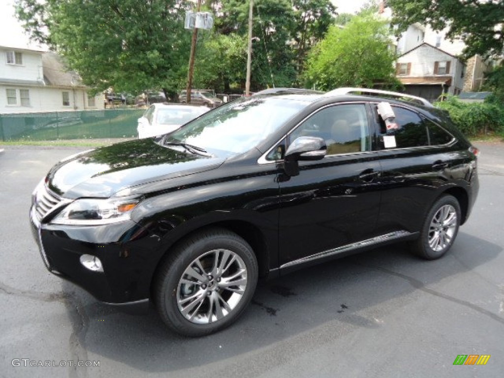 2013 RX 450h AWD - Obsidian Black / Saddle Tan/Espresso Birds Eye Maple photo #7
