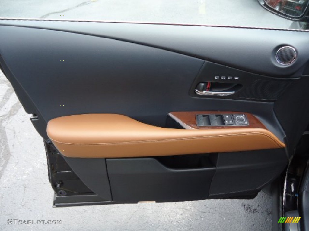 2013 RX 450h AWD - Obsidian Black / Saddle Tan/Espresso Birds Eye Maple photo #13