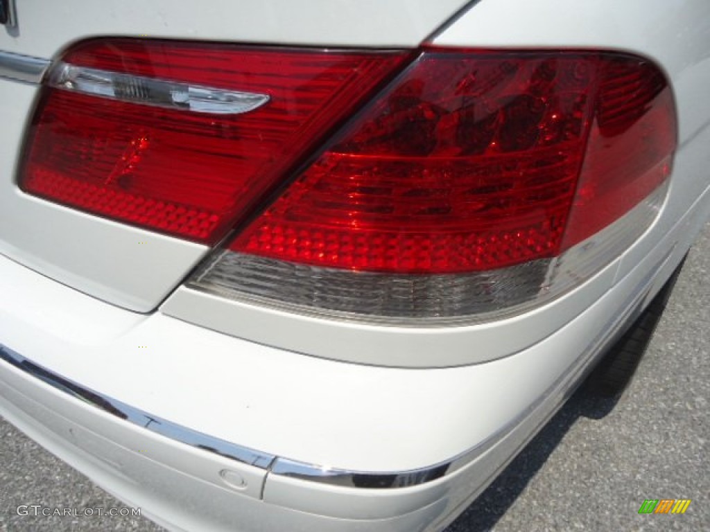 2008 7 Series 750Li Sedan - Alpine White / Natural Brown photo #55