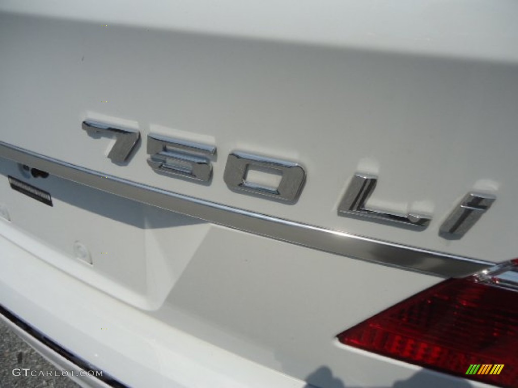 2008 7 Series 750Li Sedan - Alpine White / Natural Brown photo #56