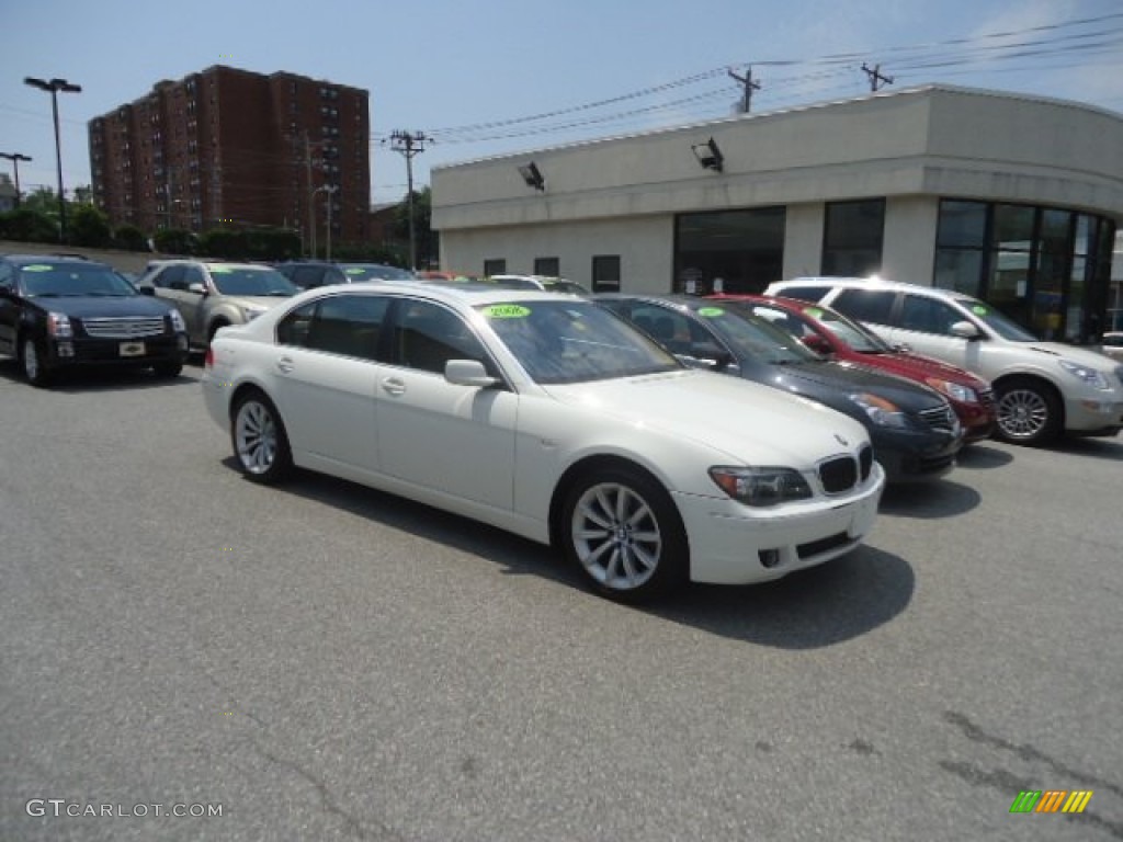 2008 7 Series 750Li Sedan - Alpine White / Natural Brown photo #61