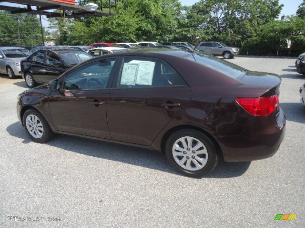 Dark Cherry 2011 Kia Forte EX Exterior Photo #68134565