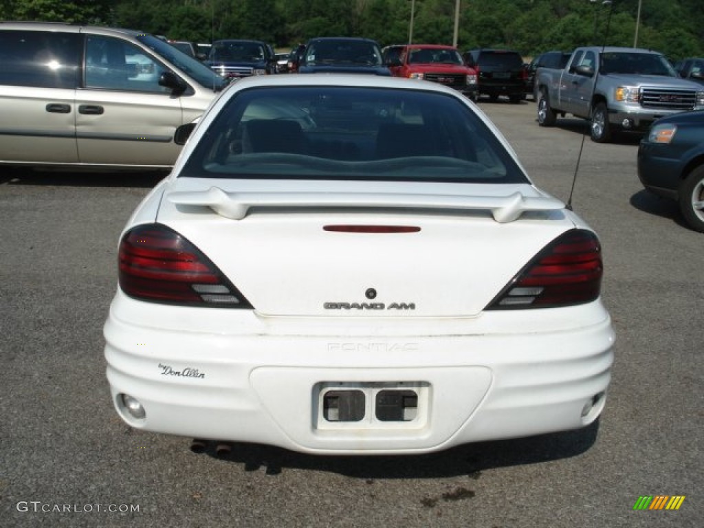1999 Grand Am SE Sedan - Arctic White / Dark Pewter photo #5
