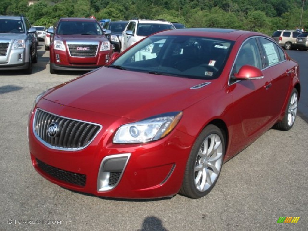 Crystal Red Tintcoat 2012 Buick Regal GS Exterior Photo #68135999