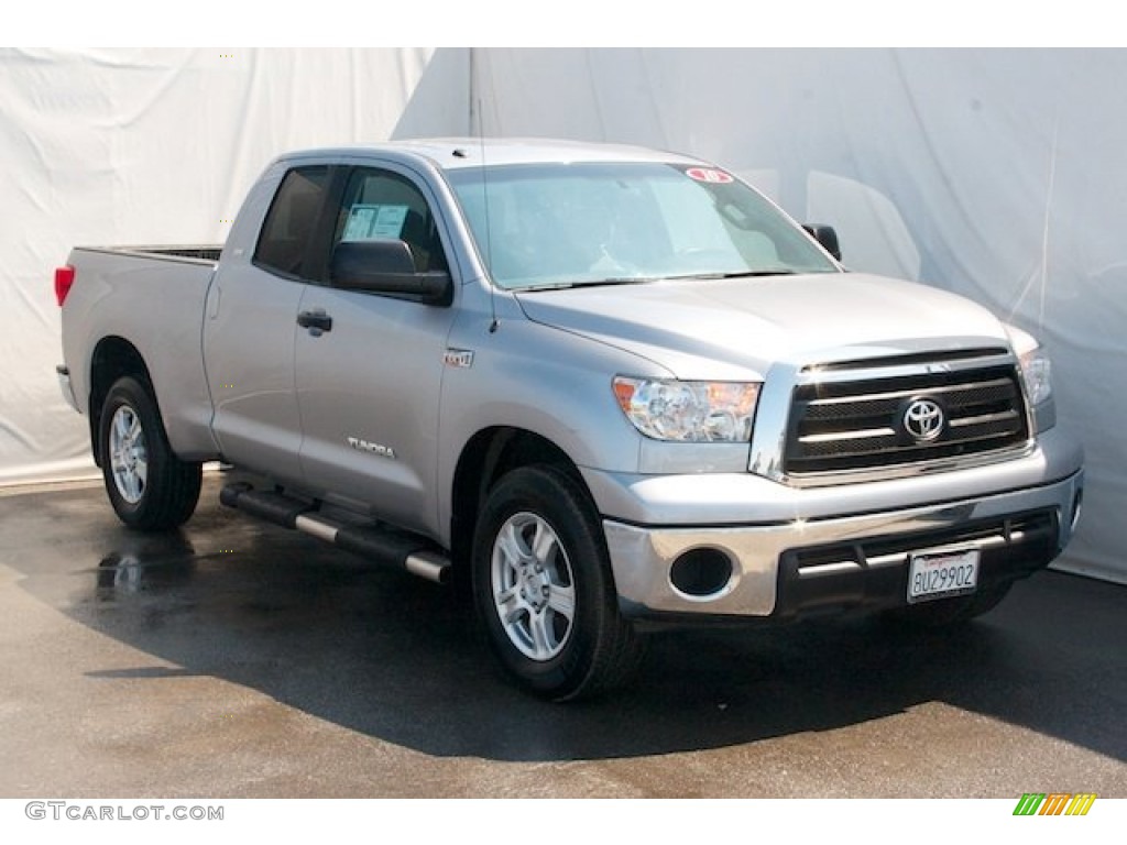 2010 Tundra Double Cab - Silver Sky Metallic / Graphite Gray photo #6