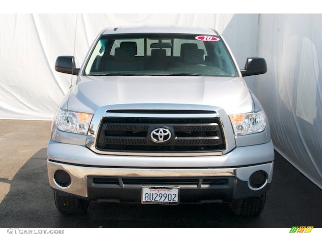 2010 Tundra Double Cab - Silver Sky Metallic / Graphite Gray photo #7
