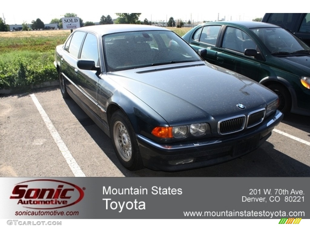 2000 7 Series 740iL Sedan - Anthracite Metallic / Grey photo #1