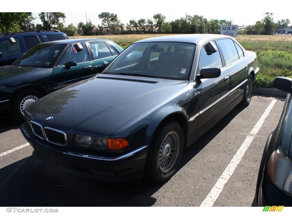 2000 7 Series 740iL Sedan - Anthracite Metallic / Grey photo #4