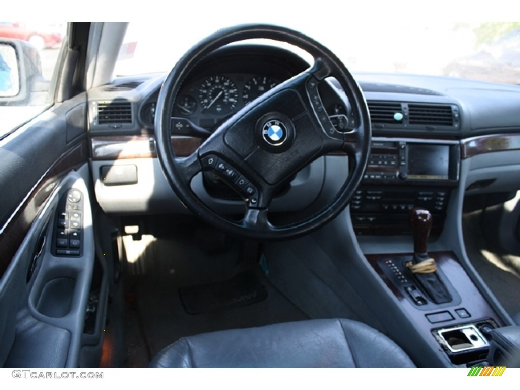 2000 7 Series 740iL Sedan - Anthracite Metallic / Grey photo #5