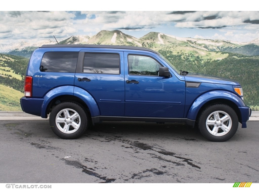2010 Nitro SXT 4x4 - Deep Water Blue Pearl / Dark Slate Gray/Light Slate Gray photo #2