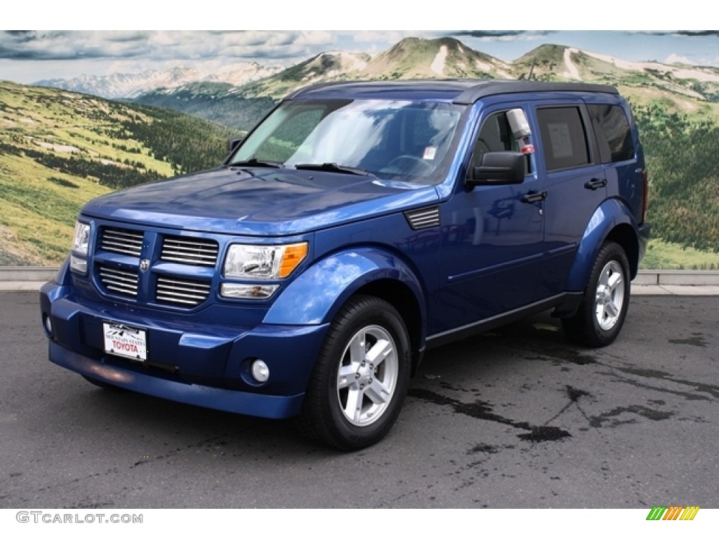 2010 Nitro SXT 4x4 - Deep Water Blue Pearl / Dark Slate Gray/Light Slate Gray photo #5