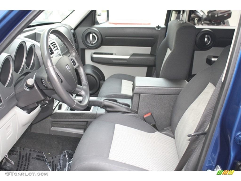 2010 Nitro SXT 4x4 - Deep Water Blue Pearl / Dark Slate Gray/Light Slate Gray photo #13