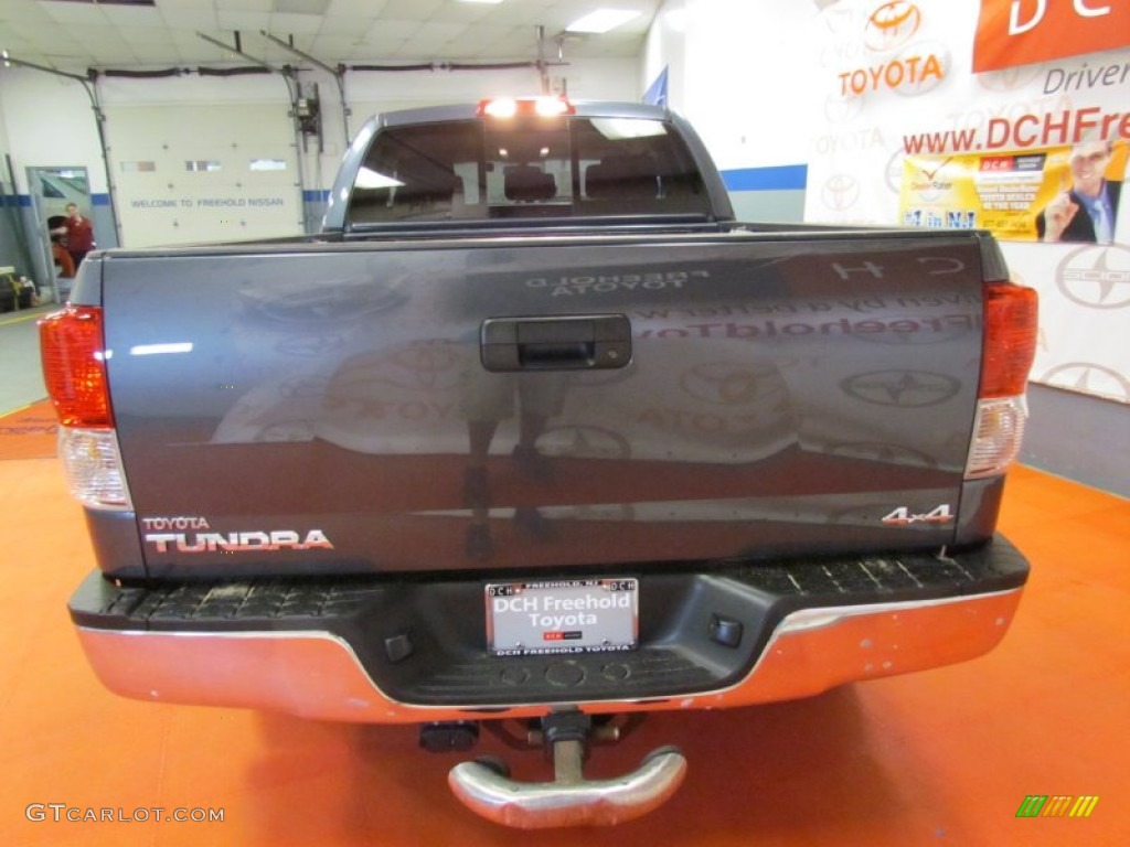 2010 Tundra Double Cab 4x4 - Slate Gray Metallic / Black photo #7