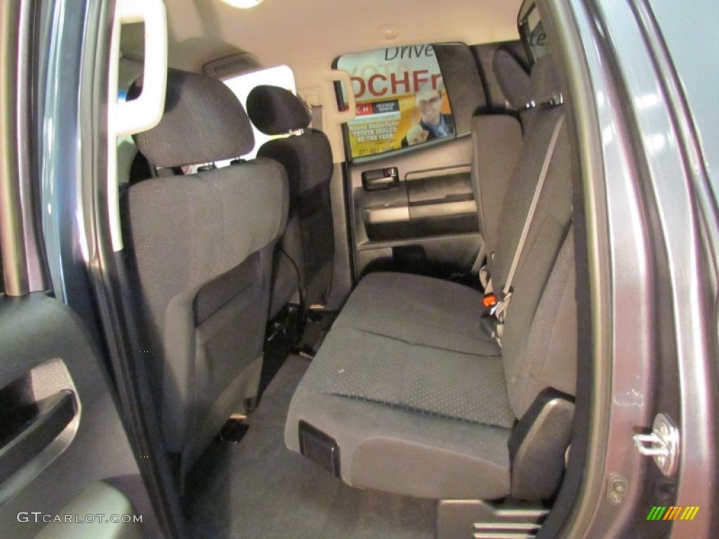 2010 Tundra Double Cab 4x4 - Slate Gray Metallic / Black photo #10