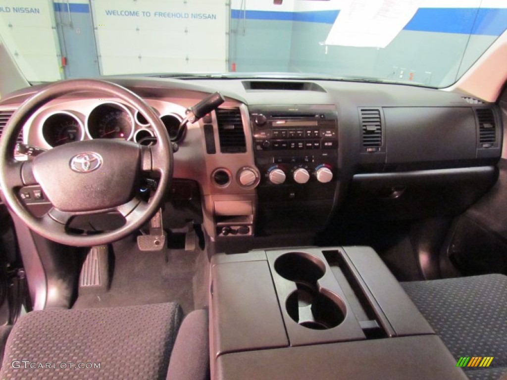 2010 Tundra Double Cab 4x4 - Slate Gray Metallic / Black photo #12