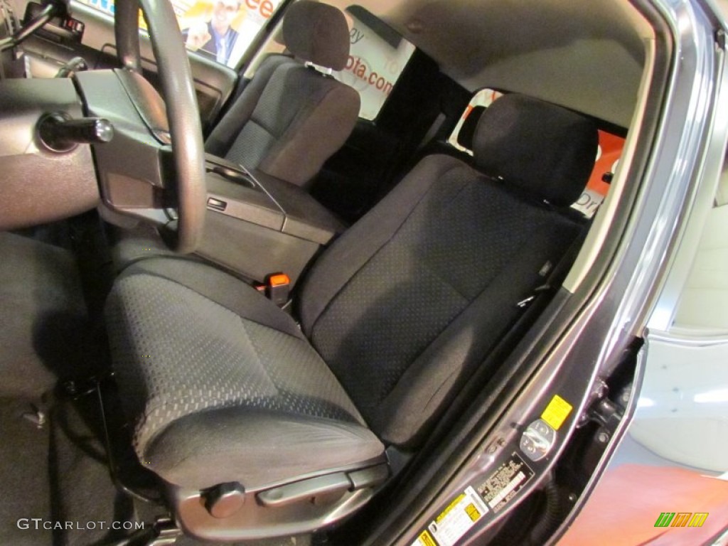 2010 Tundra Double Cab 4x4 - Slate Gray Metallic / Black photo #17