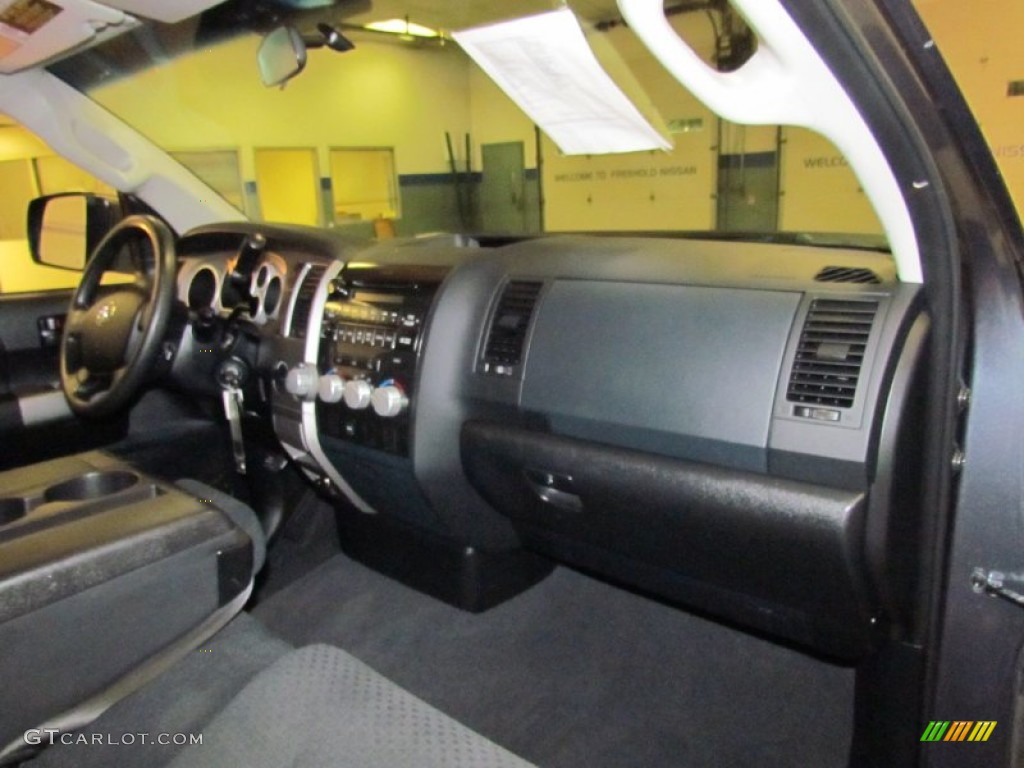 2010 Tundra Double Cab 4x4 - Slate Gray Metallic / Black photo #24