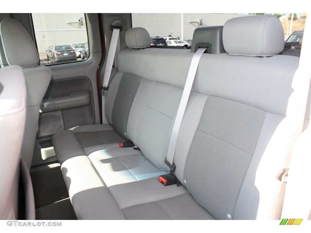 2005 F150 XLT SuperCab 4x4 - Bright Red / Medium Flint Grey photo #6