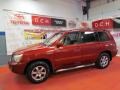 2002 Sundown Red Pearl Toyota Highlander Limited 4WD  photo #4