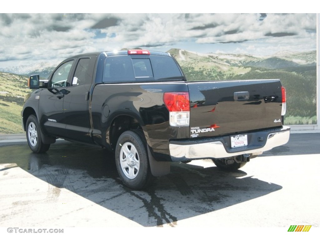 2012 Tundra Double Cab 4x4 - Black / Black photo #3