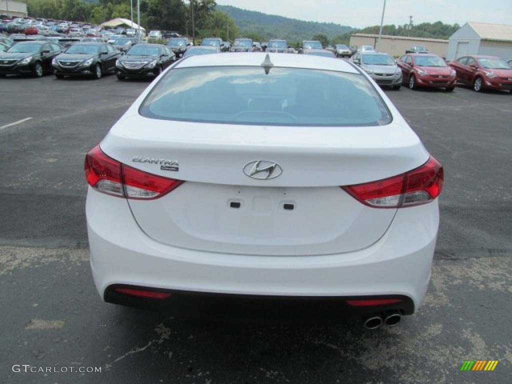 Monaco White 2013 Hyundai Elantra Coupe GS Exterior Photo #68142417