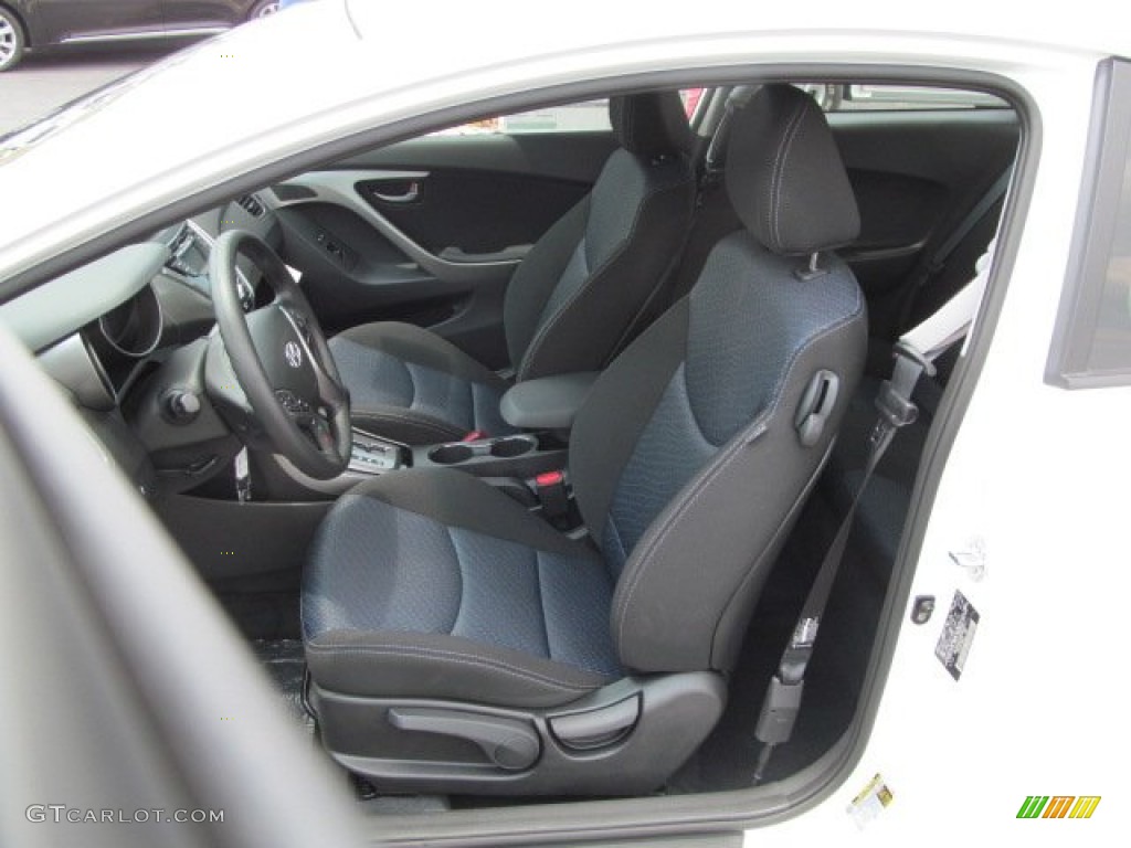 Black Interior 2013 Hyundai Elantra Coupe GS Photo #68142442