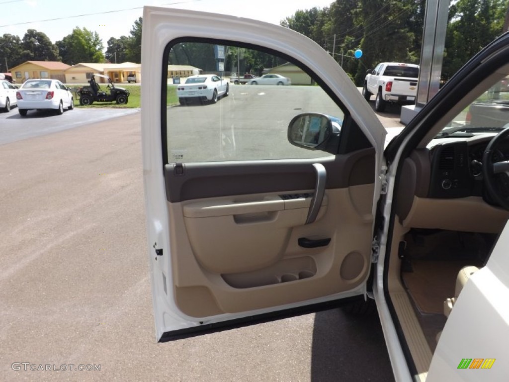 2013 Silverado 1500 LT Crew Cab - White Diamond Tricoat / Light Cashmere/Dark Cashmere photo #15