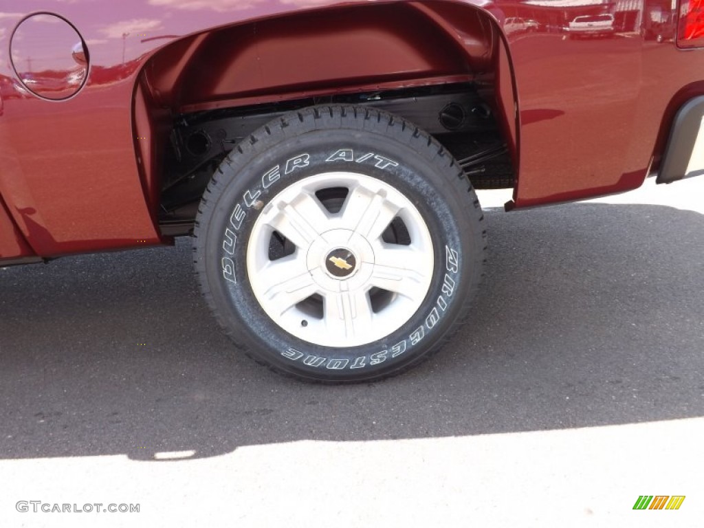 2013 Silverado 1500 LT Crew Cab 4x4 - Deep Ruby Metallic / Ebony photo #21